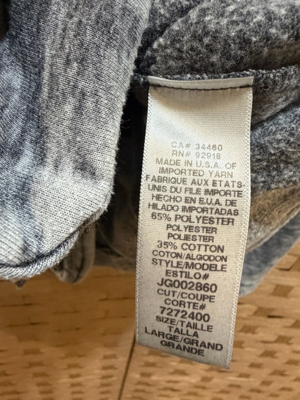 Y2K Juicy Couture Jacket L Velvet Velour Peplum Blazer in Washed Gray 2000s - Picture 5 of 5
